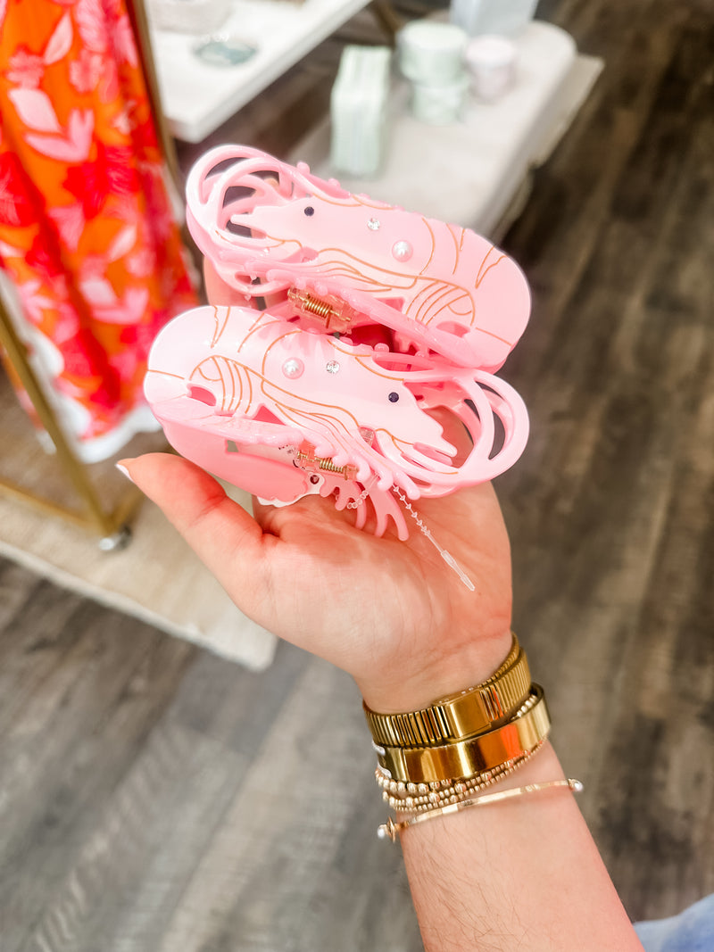Pink Shrimp Hair Clip – Blakeley's