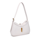 Crocodile Vegan Leather Bag - Oatmilk