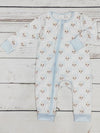 Blue Santa Baby Pajamas