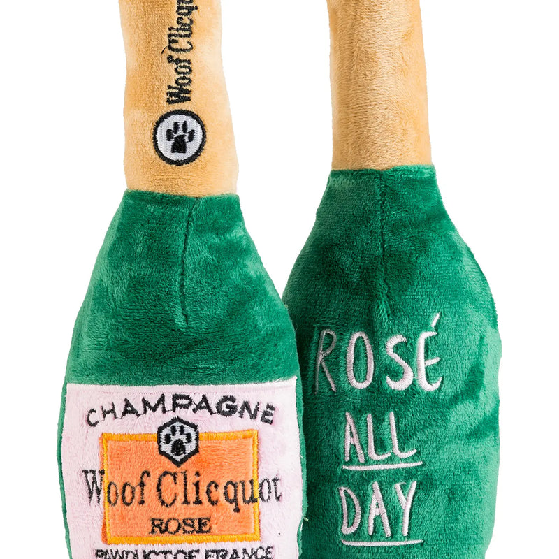 Woof Cliquot Bottle Dog Toy