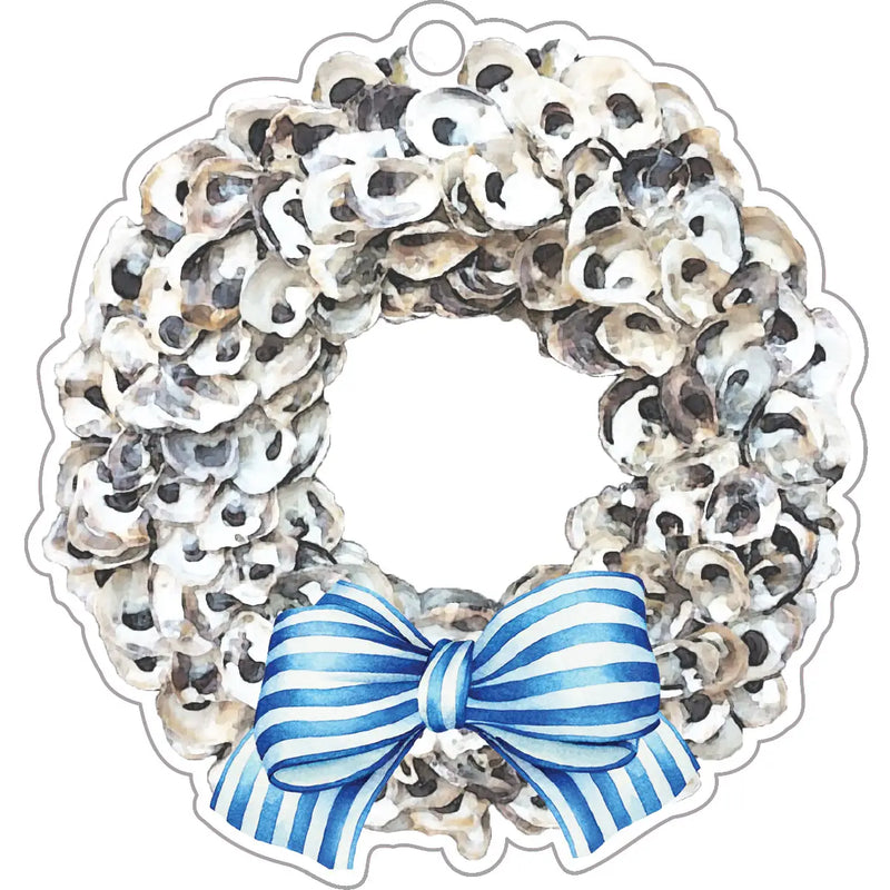 Oyster Wreath Gift Tags