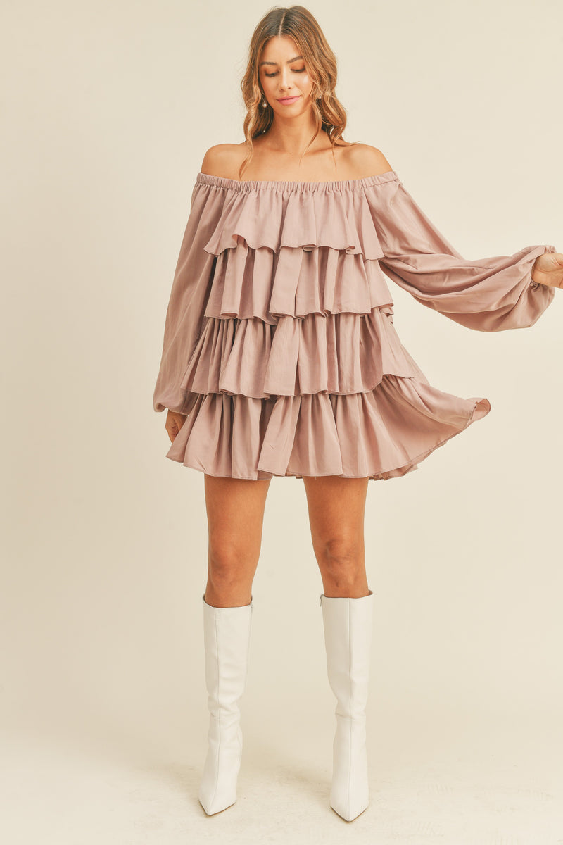 Marleigh Dress - Mauve