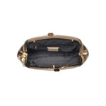 Gold Leather Clutch