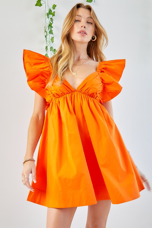 Cammie Dress - Orange