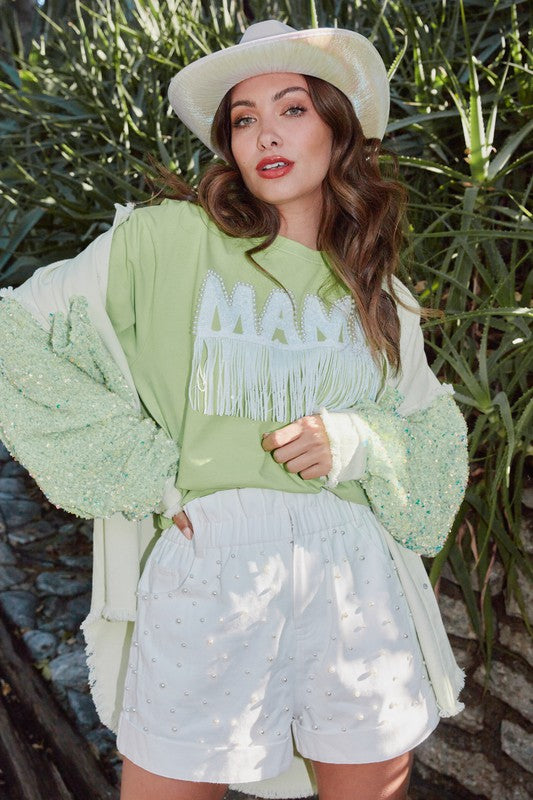 Pearl Paper Bag Shorts