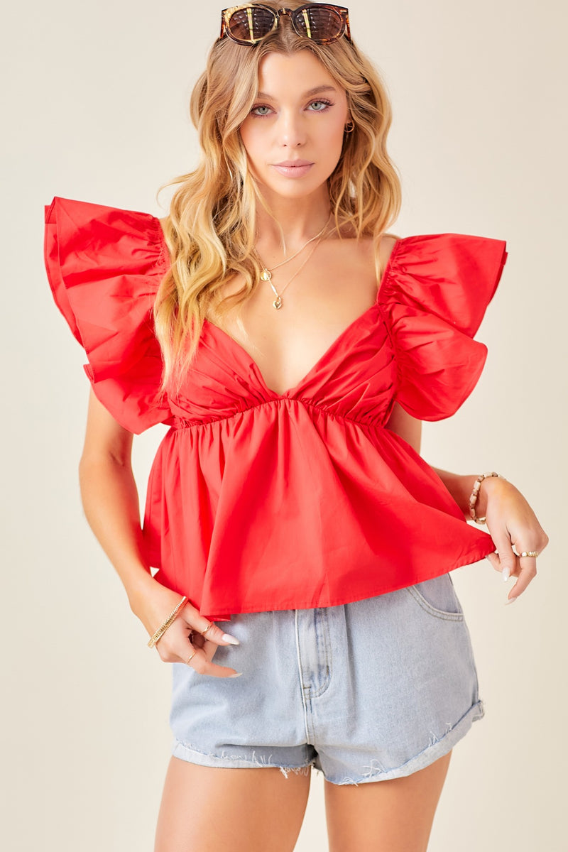 Linsay Top - Red