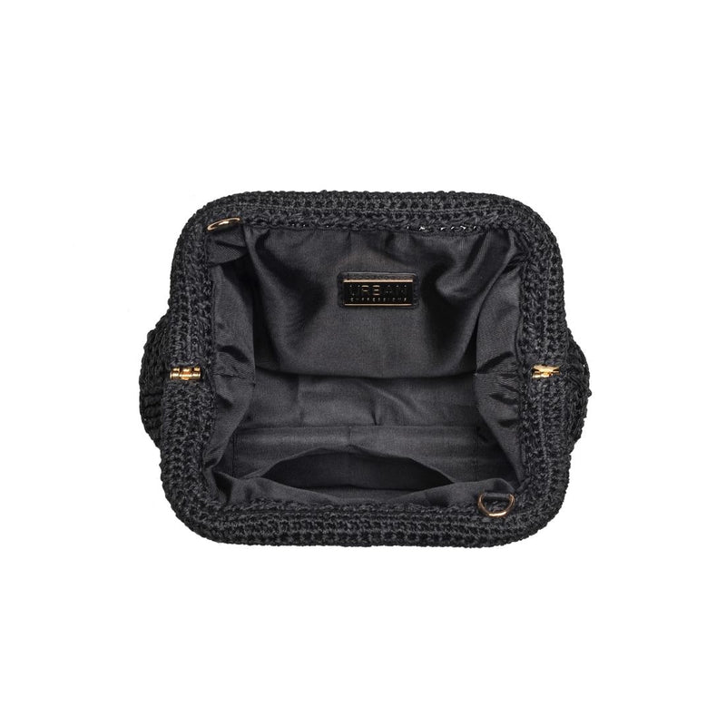 Black Woven Clutch