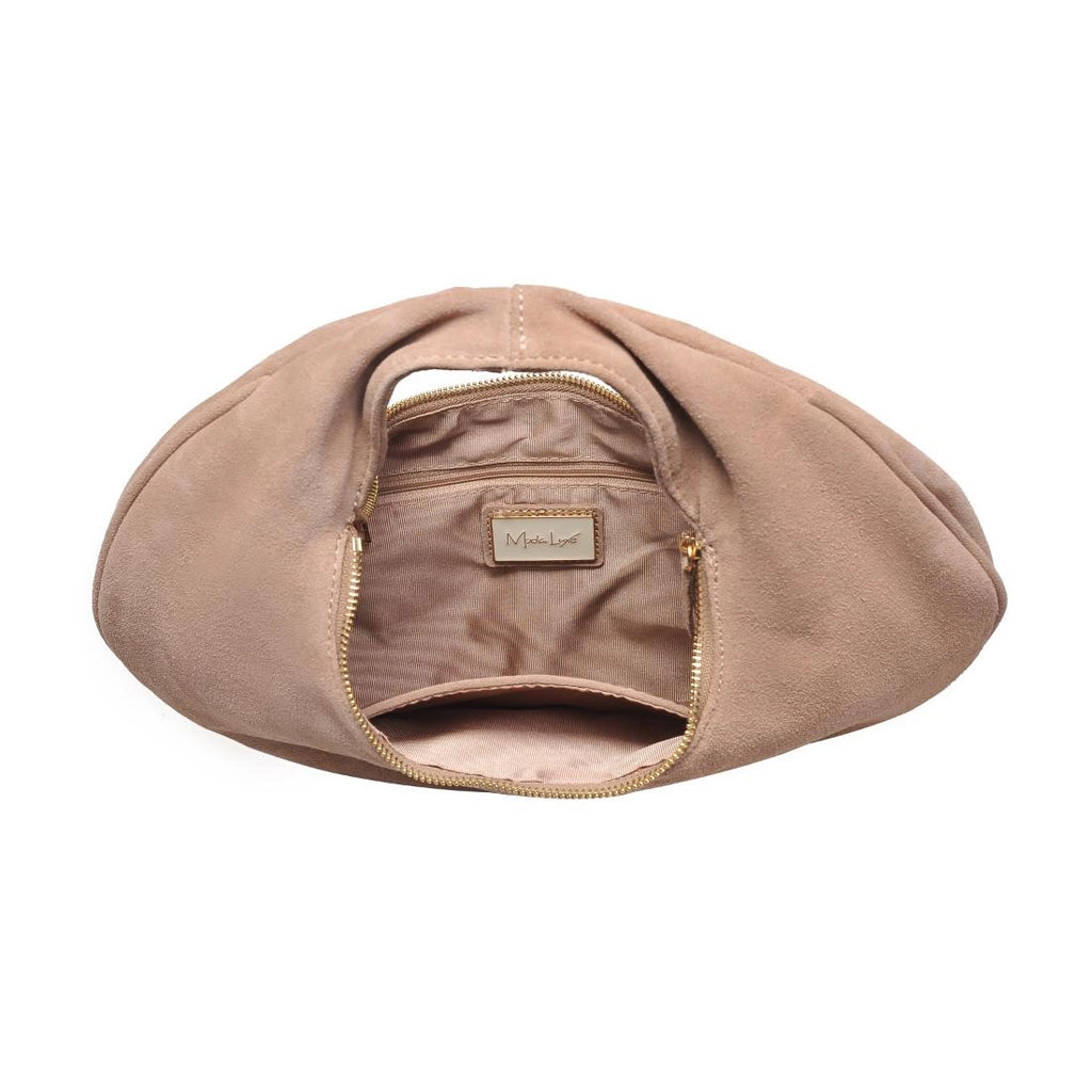 Genuine Leather Suede Handbag