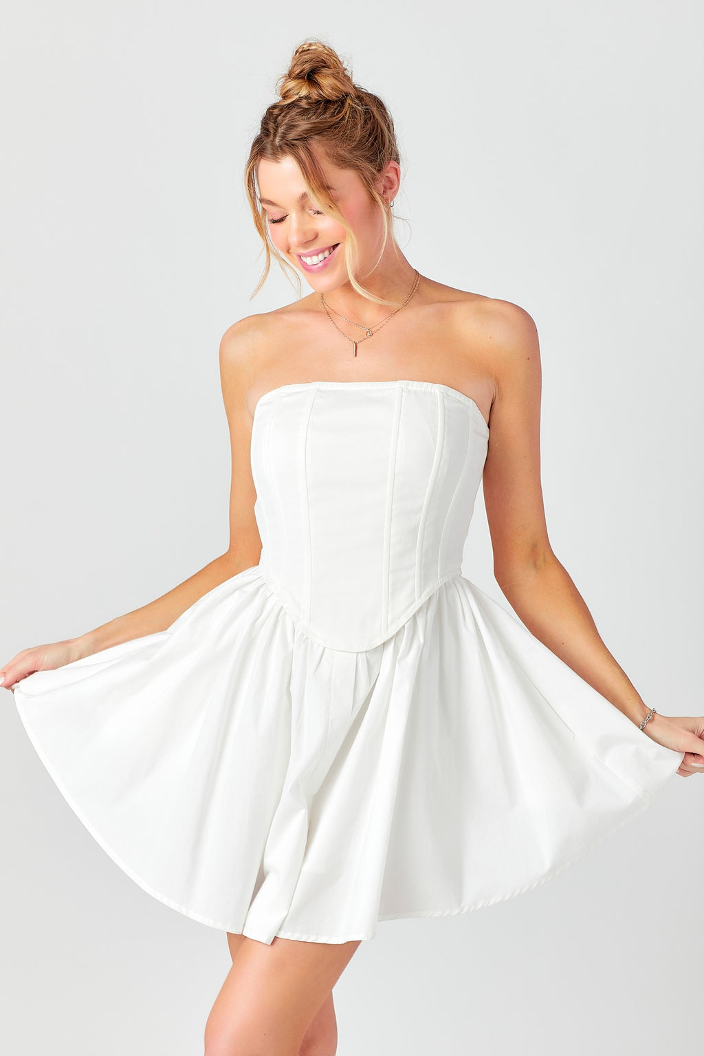 Cadence Dress - White