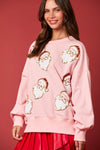 Santa Patch Oversized Crewneck