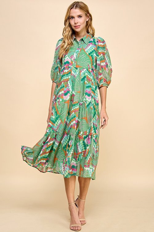 Laklyn Dress - Green