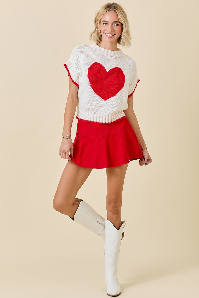 Red Heart Sweater