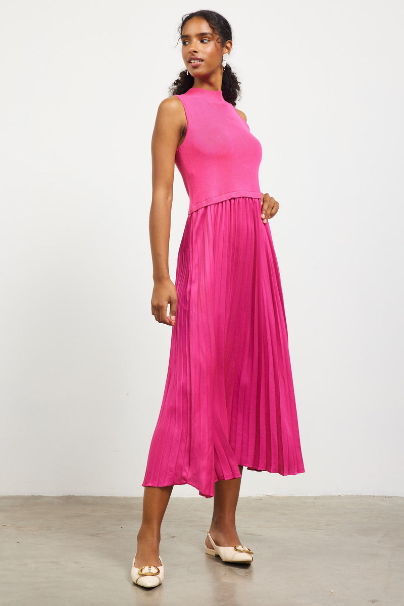 Mila Dress - Fuchsia