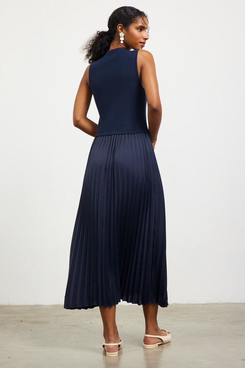 Mila Dress - Navy