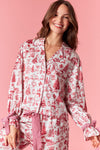 Winter Wonderland Pajama Set - Red