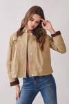 Khaki Contrast Jacket
