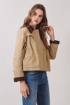 Khaki Contrast Jacket