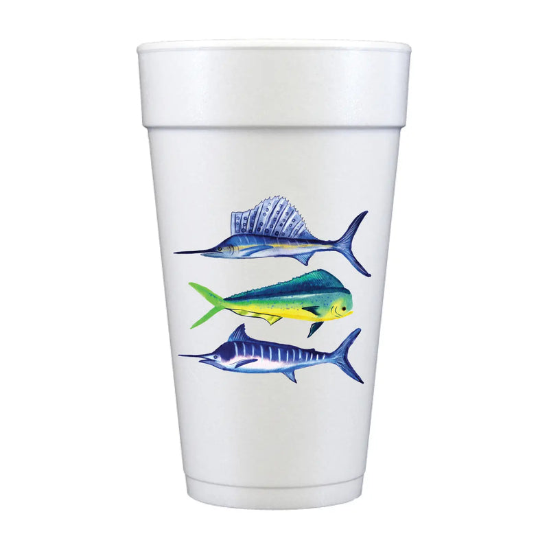 Sport Fish Styrofoam Cups