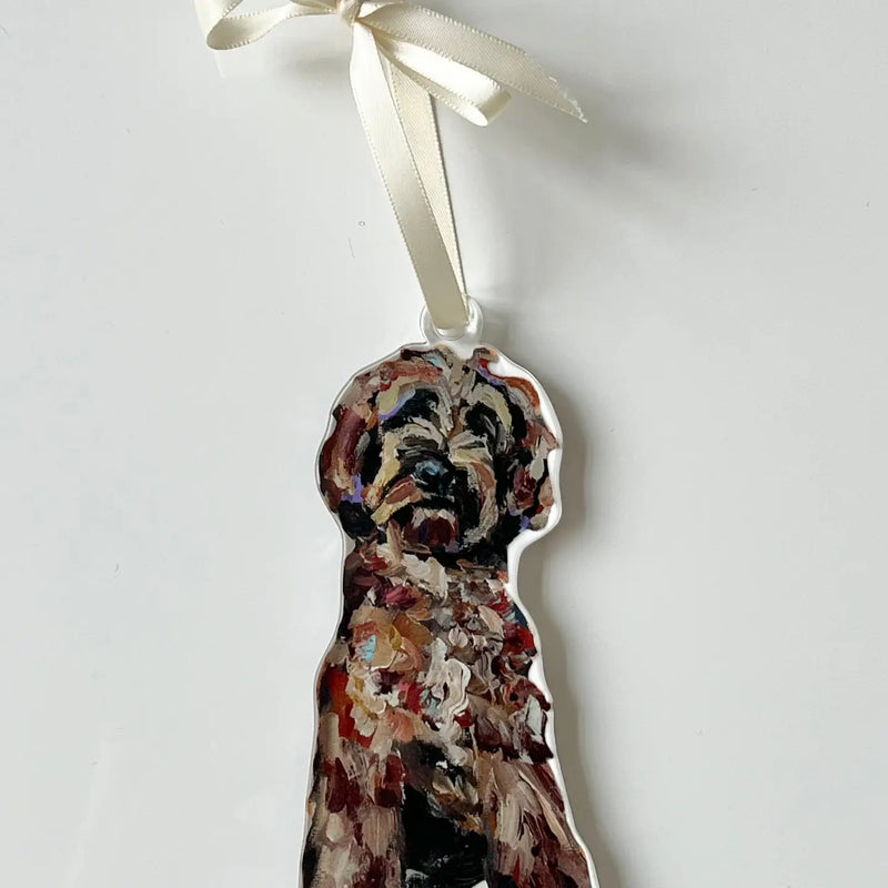 Red Goldendoodle Ornament