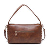 Brown Leather Grommet Purse