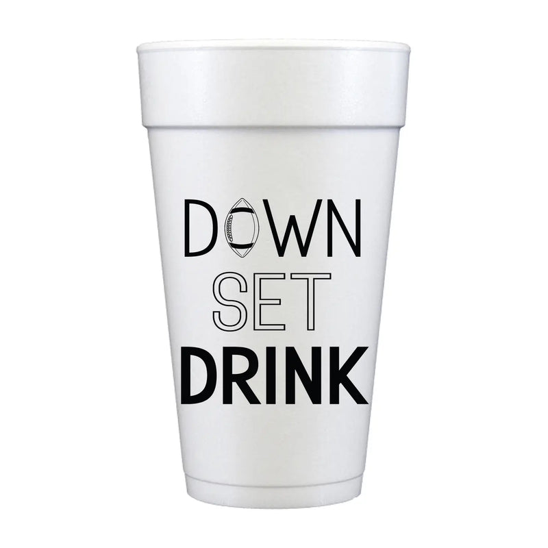 Down Set Drink Styrofoam Cups