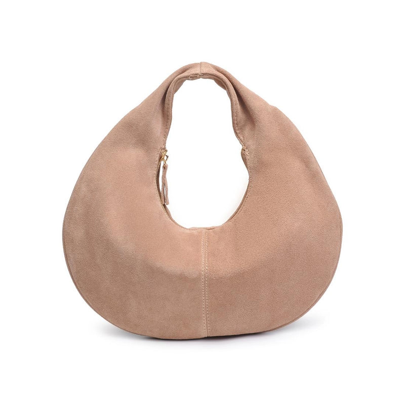 Genuine Leather Suede Handbag