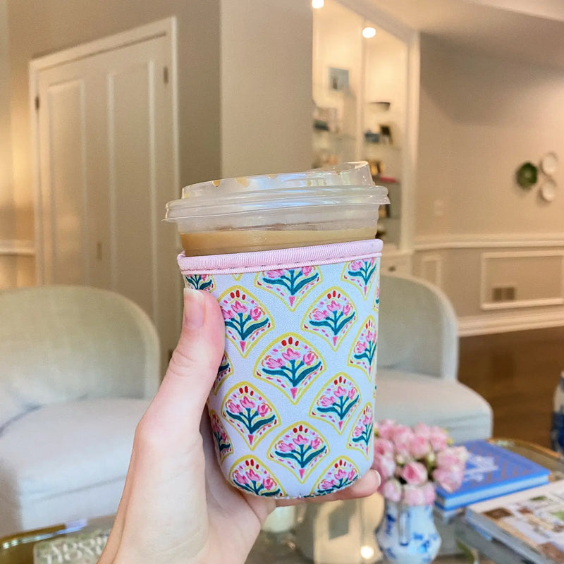 Pink & Yellow Bouquets Coffee Sleeve - Grande