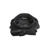 Bow Black Glitter Clutch