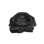 Bow Black Glitter Clutch