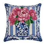 Peonies Vase Hook Pillow