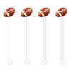 Football Acrylic Stir Sticks