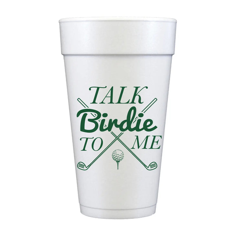 Talk Birdie To Me Styrofoam Cups