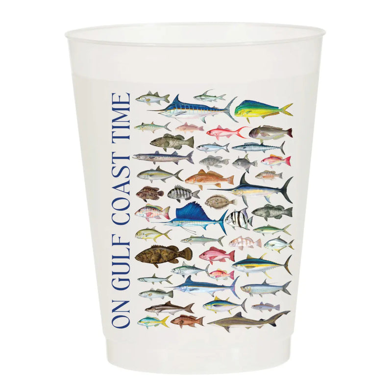 On Gulf Coast Time Reusable Cups
