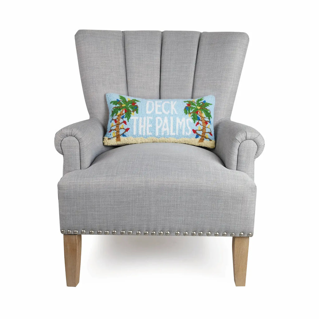 Deck the Palms Hook Pillow