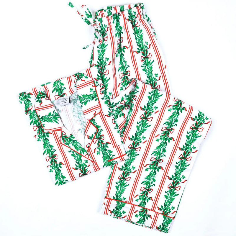 Mistletoe Striped Pajama Set