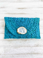 Oyster Clutch - Teal