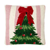 Christmas Tree Striped Hook Pillow