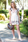 Rachel Dress - Cream/Black