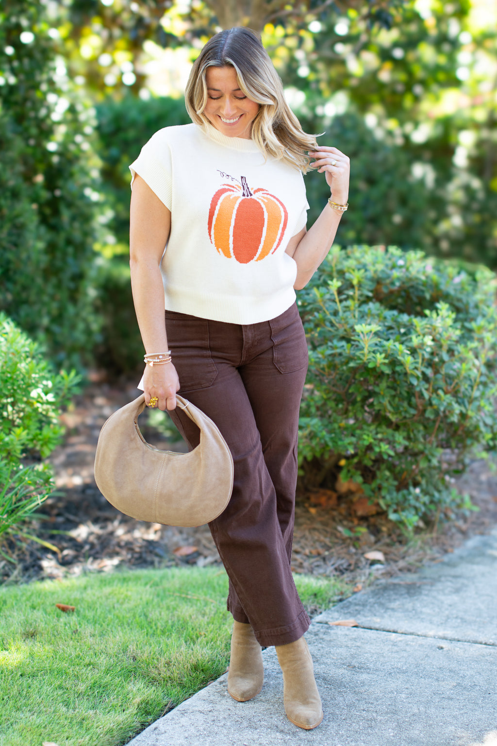 Pumpkin Cream Sweater