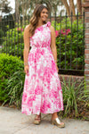 Charleston Charm Dress - Pink