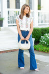 Floral Flare Sweater - Pink