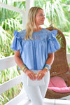 Celia Top - Blue