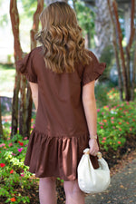 Adrienne Dress - Brown
