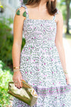 Vineyard Stroll Ruffle Maxi Dress