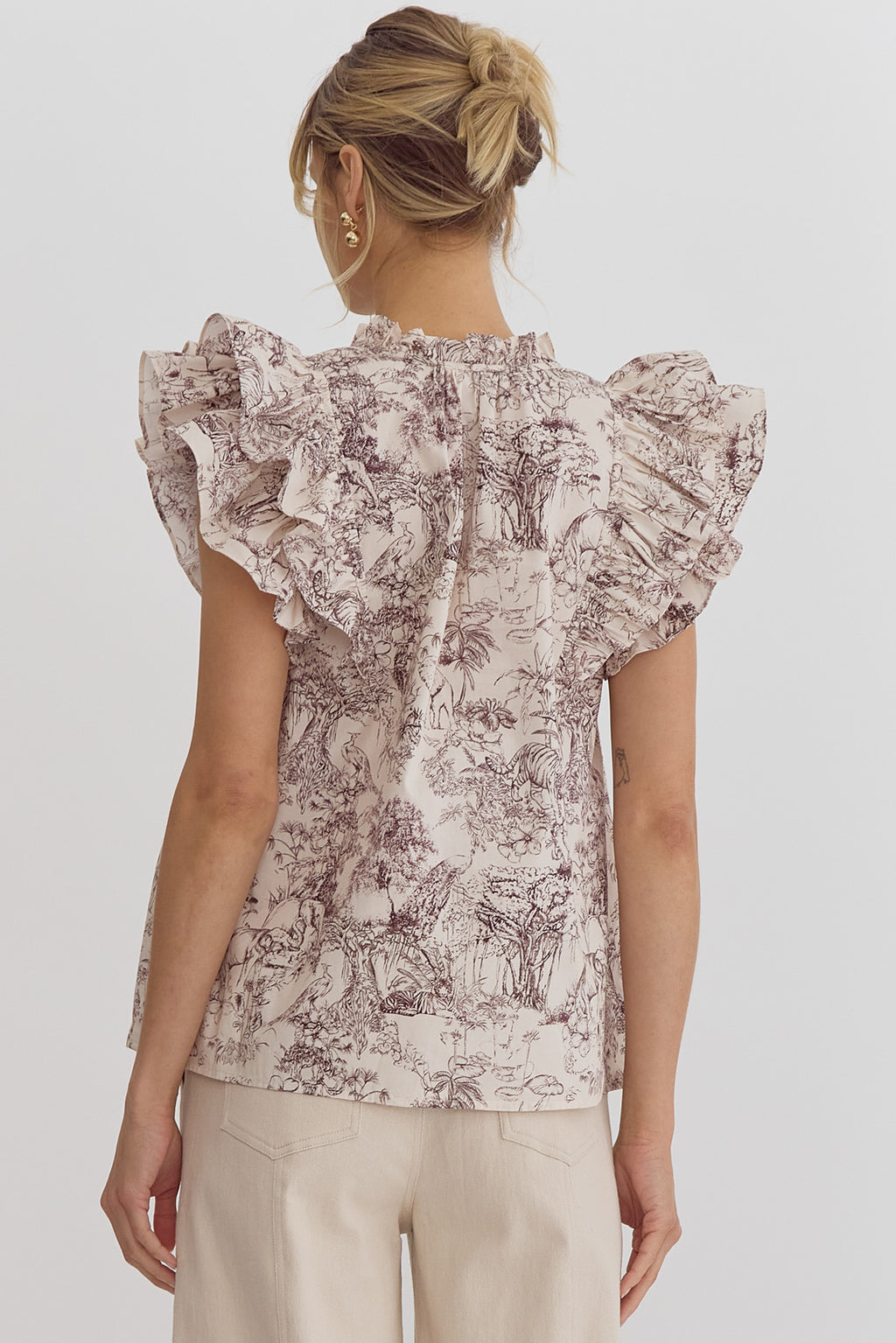 Safari Toile Top