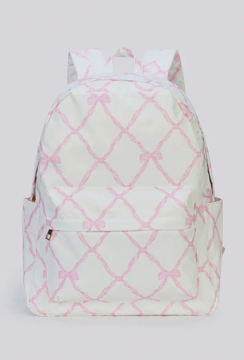 Pink Bow Backpack