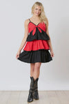 Kylie Dress - Red/Black