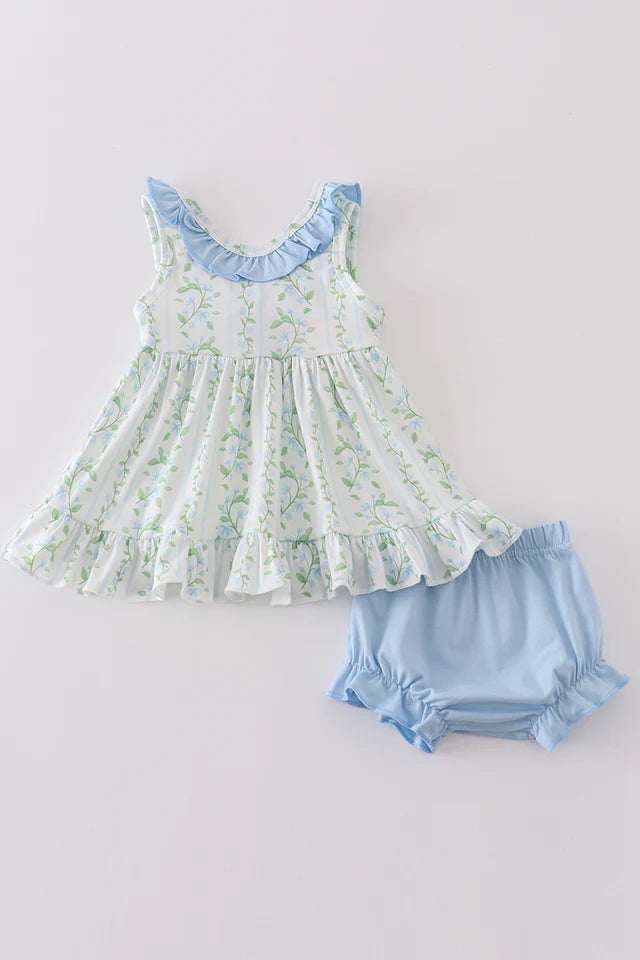 Bloomin' Blue Girls Set