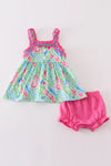 Under the Sea Embroidered Girls Set