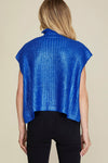 Metallic Royal Blue Sweater